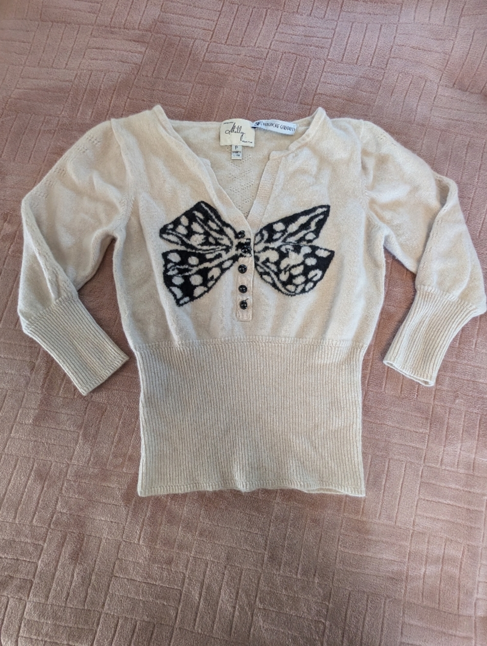 Milly NY 100% Cashmere Sweater | Bergdorf Goodman | Petite Small